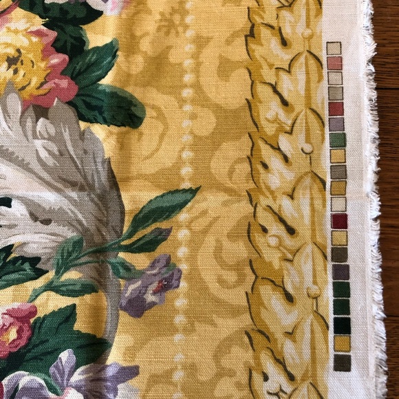 Designer Fabric Sample/Nina Campbell for Osborne & Little/Linen & Cotton/26”x26” - Picture 5 of 9